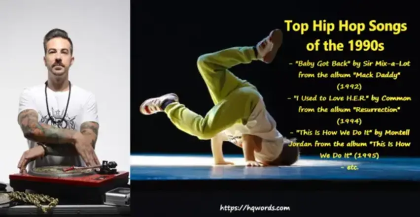 Top Hip Hop Songs of the 1990s